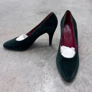 Vintage Yves Saint Laurent Suede Heels